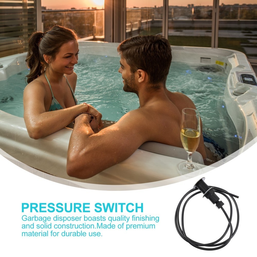 Pressure Switch 25mm Air Activated Stainless Steel Button For Garbage Disposal