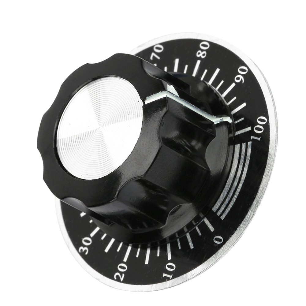 5 Knurled Potentiometer Knobs Durable Volume Control Cap DIY Accessories Premium