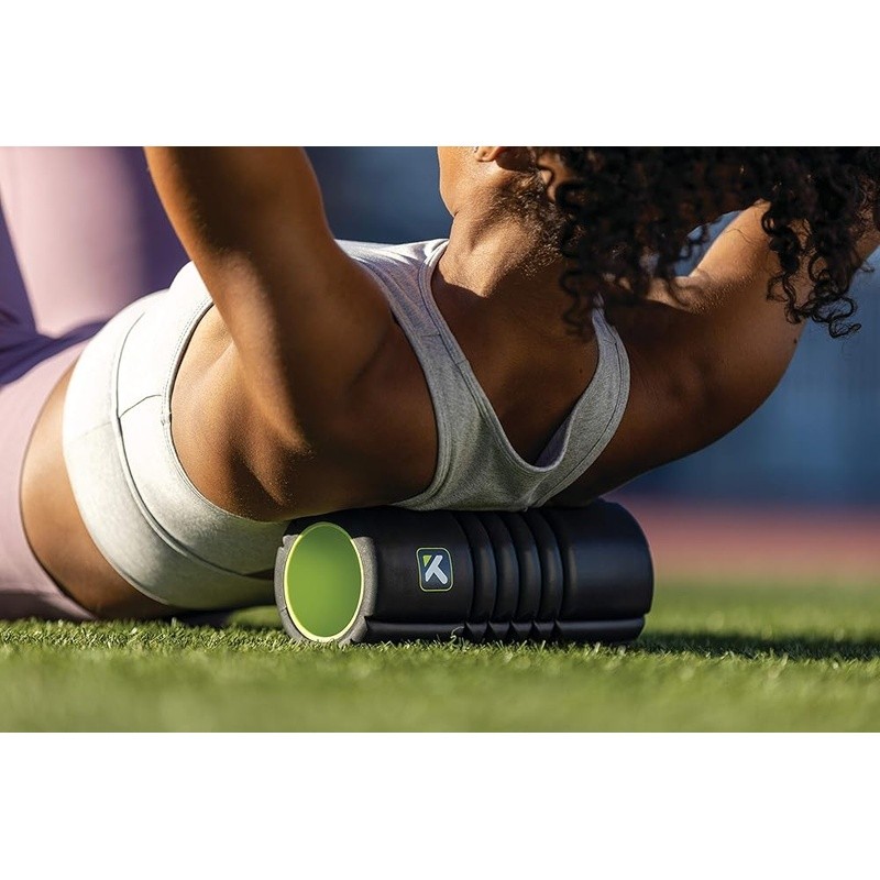 Travel Foam Roller Mobility Recovery Massage W/ GRID Pattern Educational Access