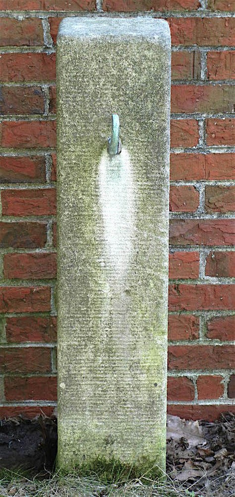 ANTIQUE 19TH CENTURY STONE HORSE HITCHING POST