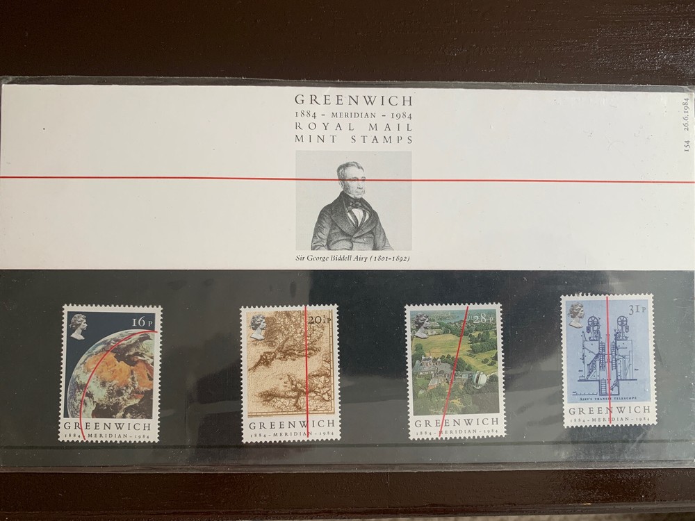 Great Britain 1984 Commemorative Presentation Pack:  Greenwich Meridian