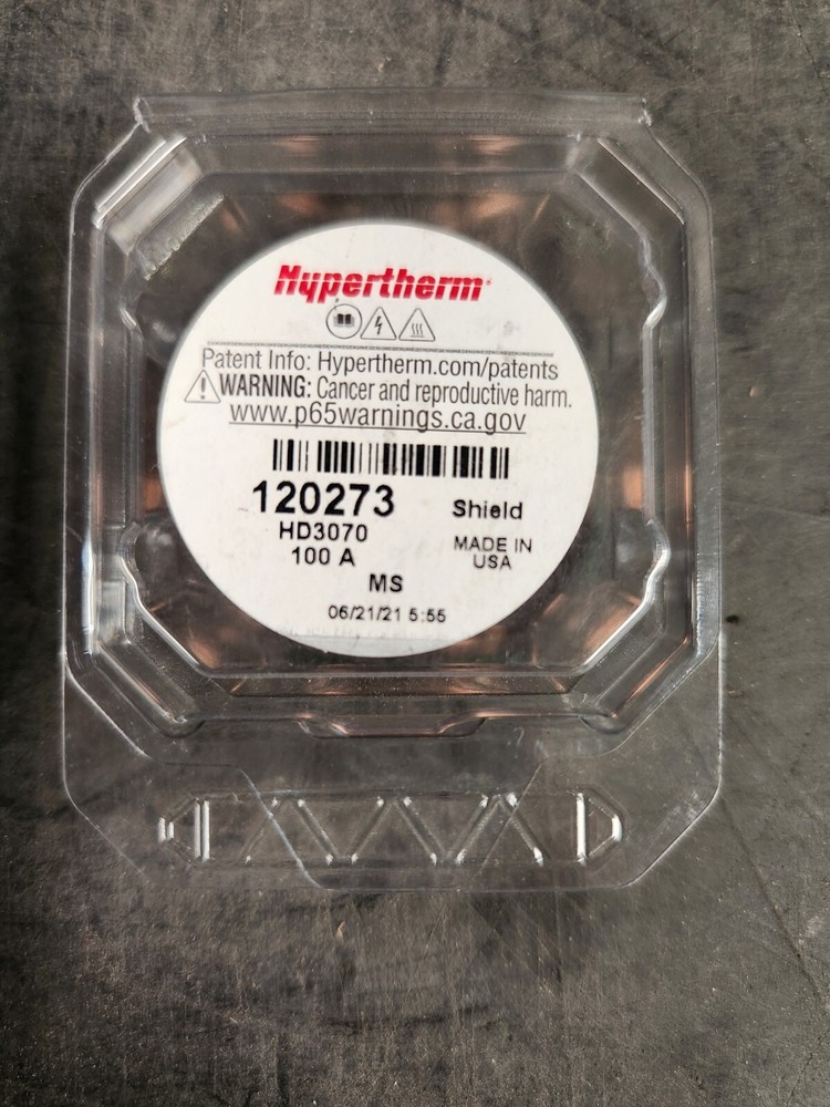 HYPERTHERM 120273 HD3070 100A, O2, SHIELD, Qty.1