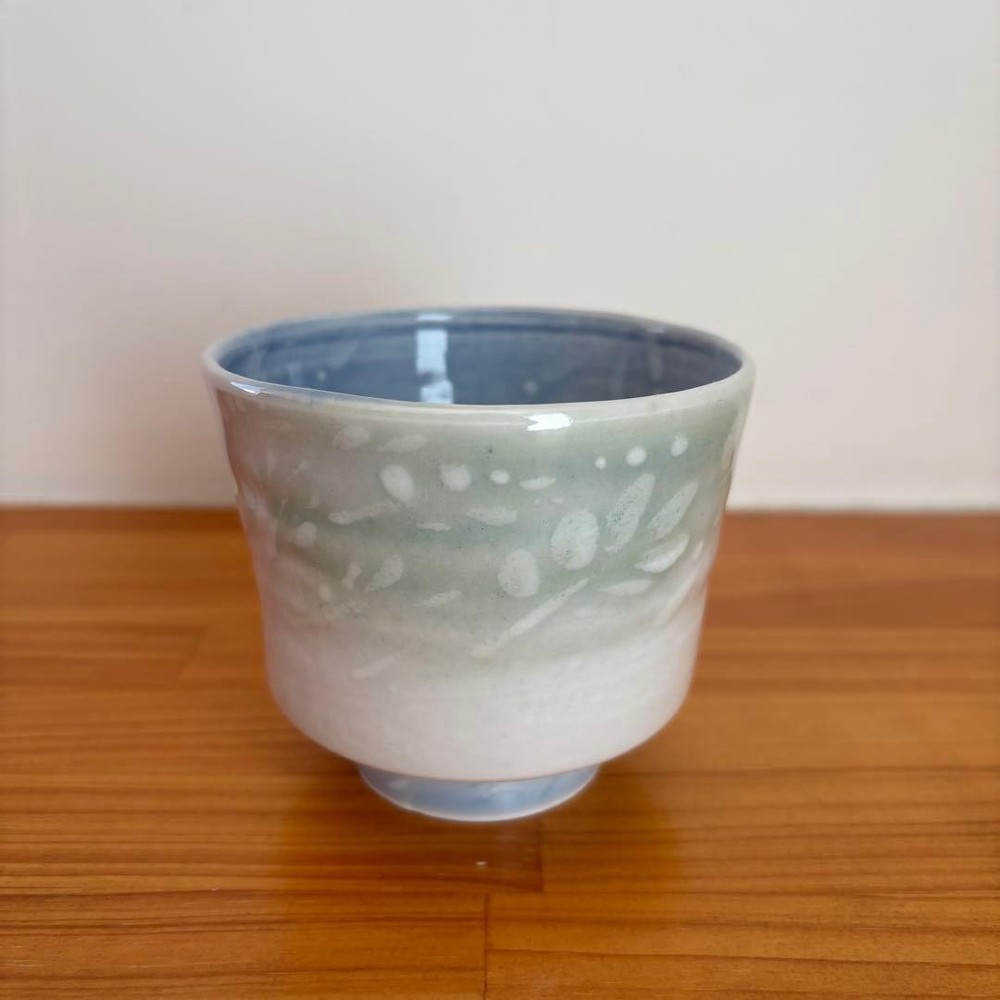 Tea Utensils Glazed flower pattern Kofuku