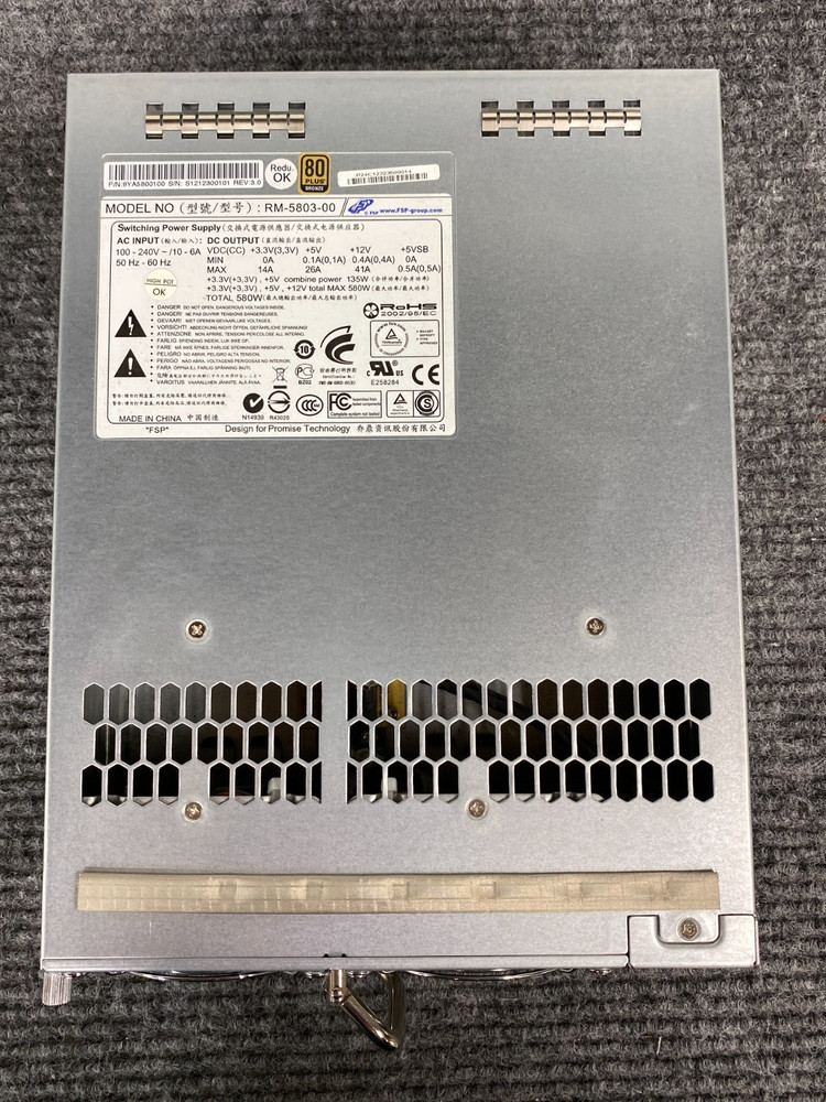 Promise VTrak J630S 3U 16-Bay Storage Array, No Drives/Controller Modules, 2 PSU