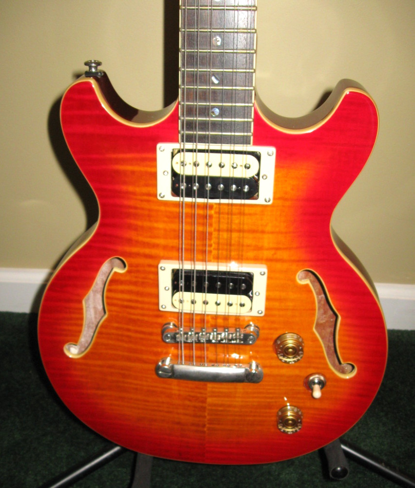 DEAN BOCCA 12 STRING ELETRIC GUITAR & HARDSHELL CASE