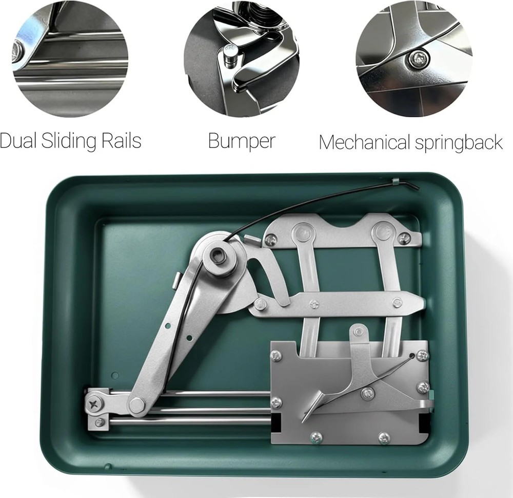 Cigarette Rolling Machine, Cigarette Roller for 8mm Rolling Papers, Hunter Green