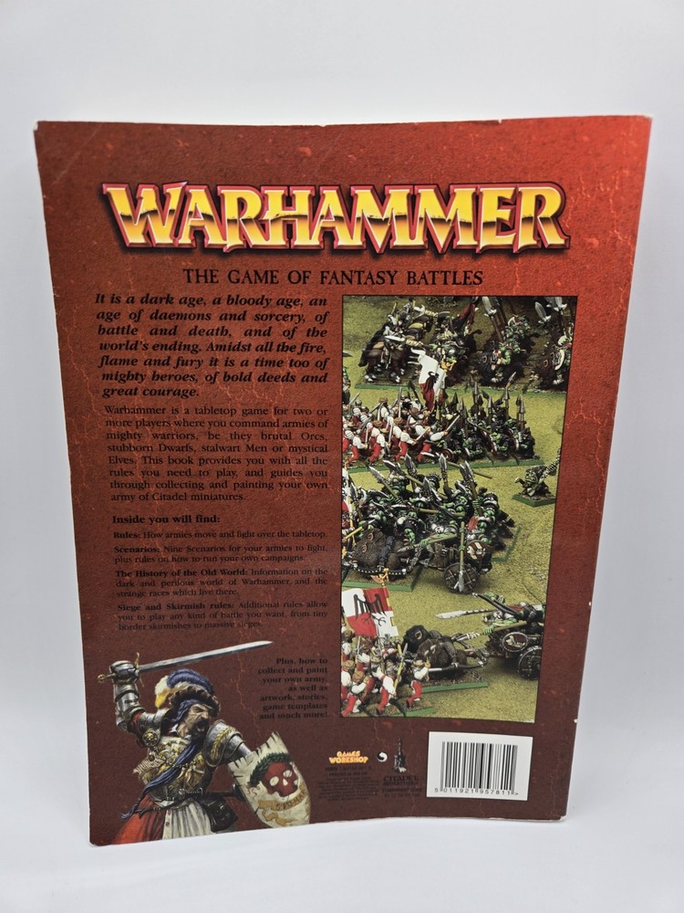 Warhammer Fantasy 6th Edition Main Rulebook Core Softcover 2002 Oldhammer