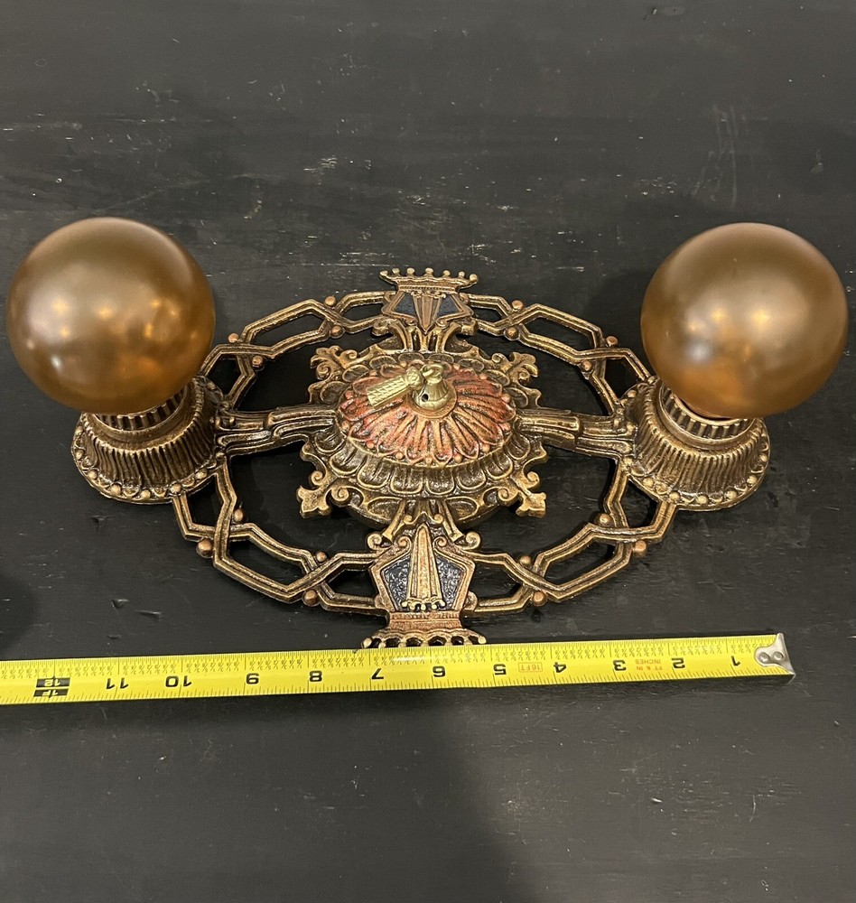 Single Great Flush Mount Crowns Double Socket Fixture 42B
