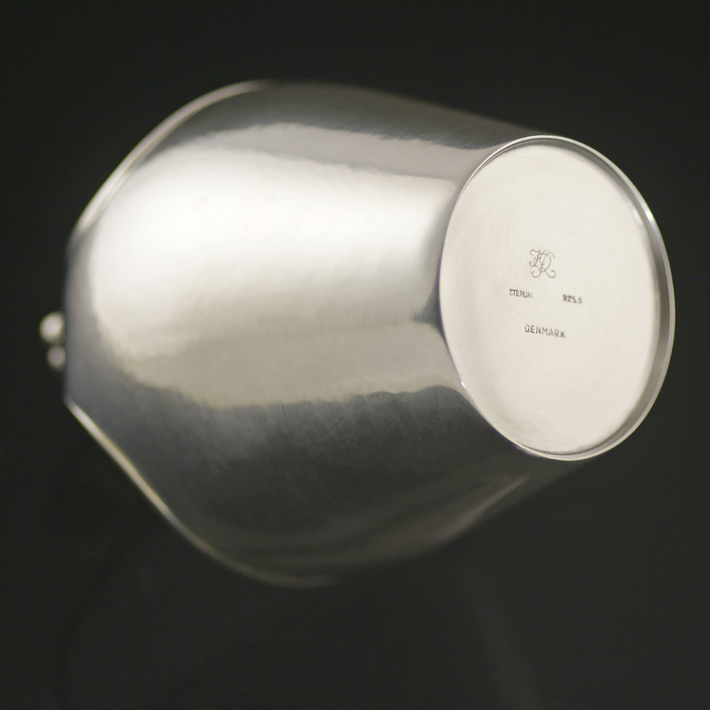 Danish Silver Bowl w/ Handle - Holger Rasmussen