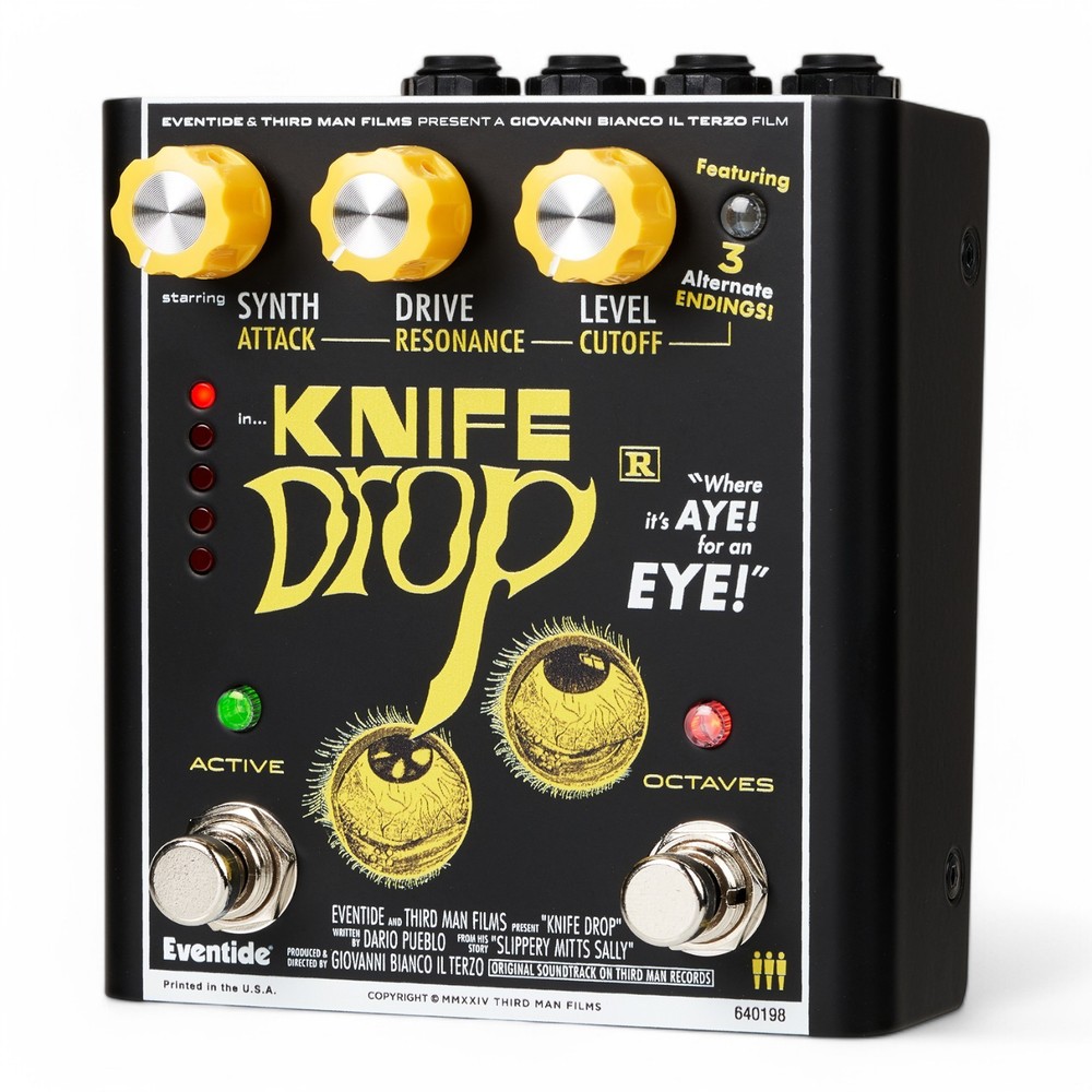 Eventide Knife Drop by Third Man Fuzz Octave Synth EMBARGO 2024-01-29