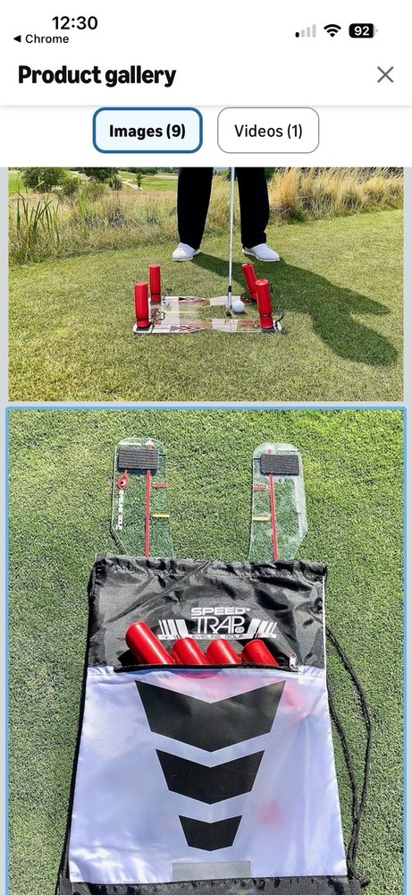 Eyeline Golf Speed Trap Hitting Practice Tool