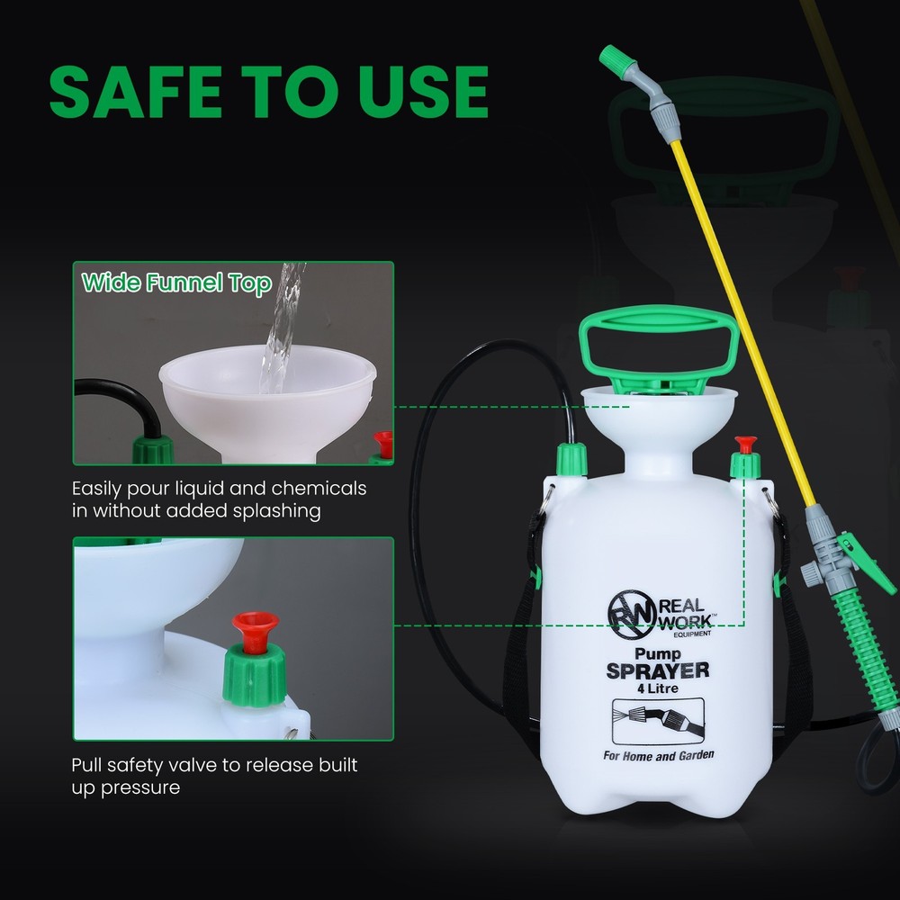 REALWORK PUMP SPRAYER Multiple Sizes