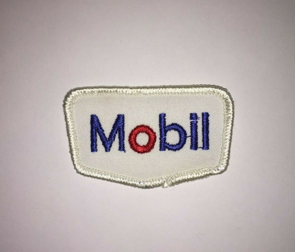 Vintage Mobil Patch, Mobil Patch