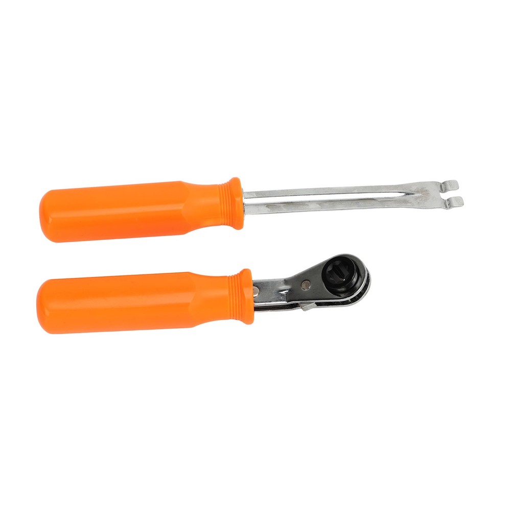 2PCS Automatic Slack Adjuster Tool Set Fork End Release Tool Double Square