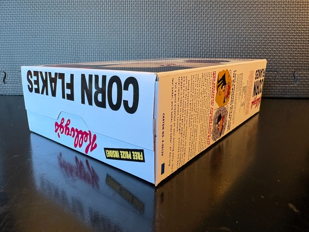 1971 Kellogg's Corn Flakes - Empty custom design display box