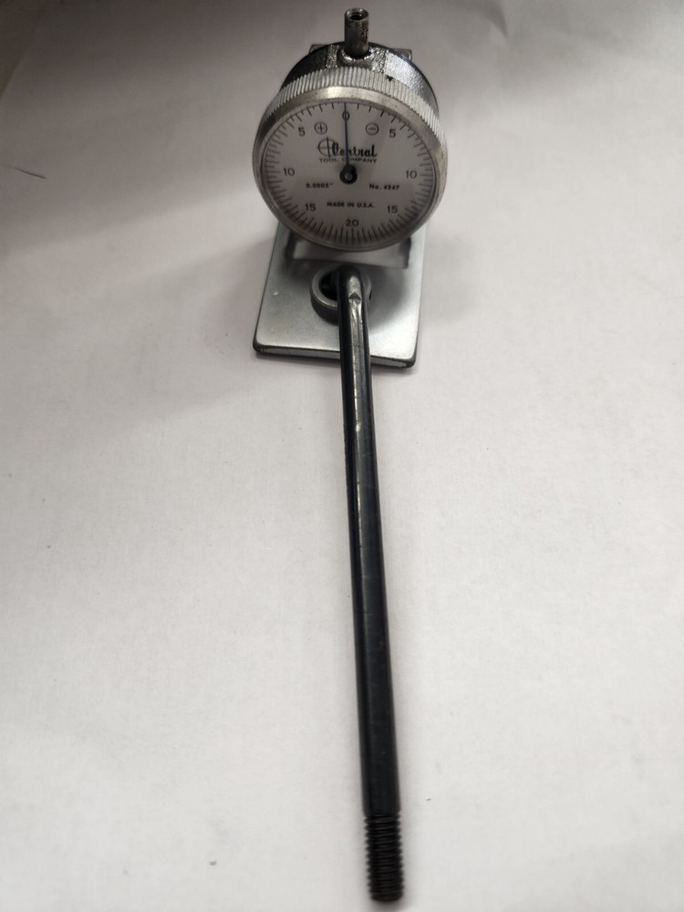 Central Tool 4347 Dial Indicator W/Case (#65)