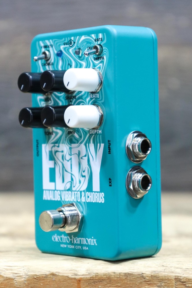 Electro-Harmonix Eddy Analog Vibrato & Chorus w/Expression Guitar Effect Pedal