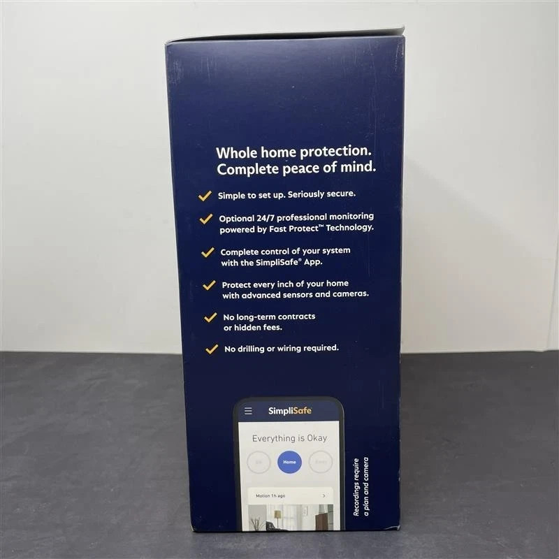 SimpliSafe 7 PIECE Indoor Security System Motion Sensor - White