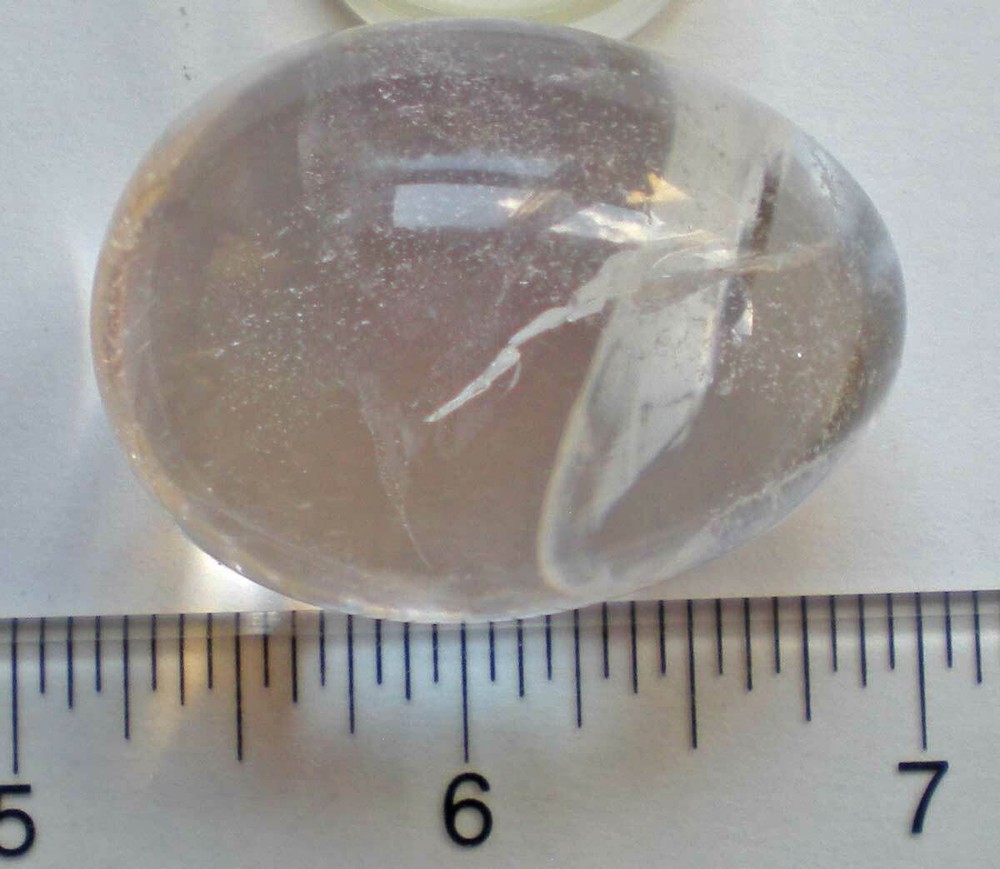 Clear Quartz Egg Carving Brazil sc1074