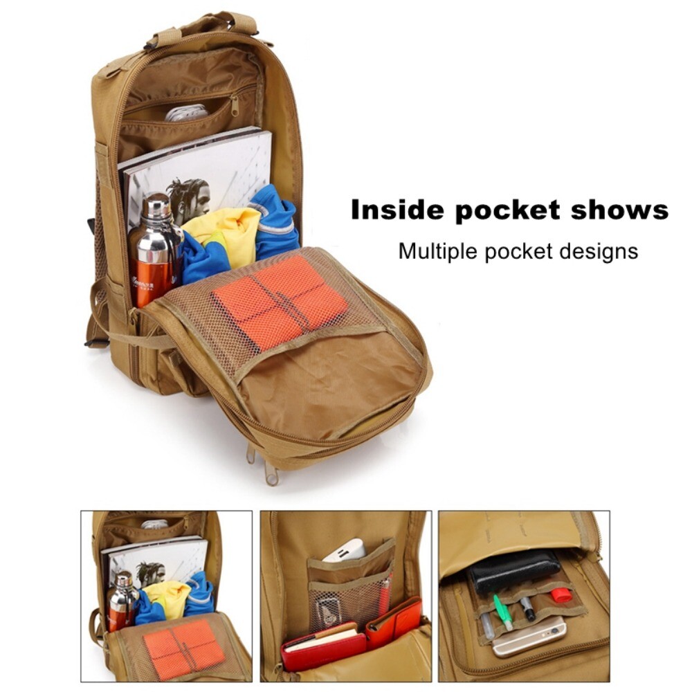 Molle Assault Pack Military Tactical Army Backpack Bug Out Bag Rucksack Daypack