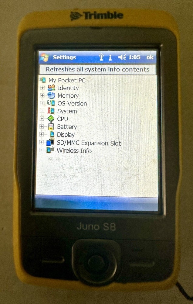 Trimble Juno Series SB Handheld GPS Mobile Mapping GNSS Rugged Data Collector