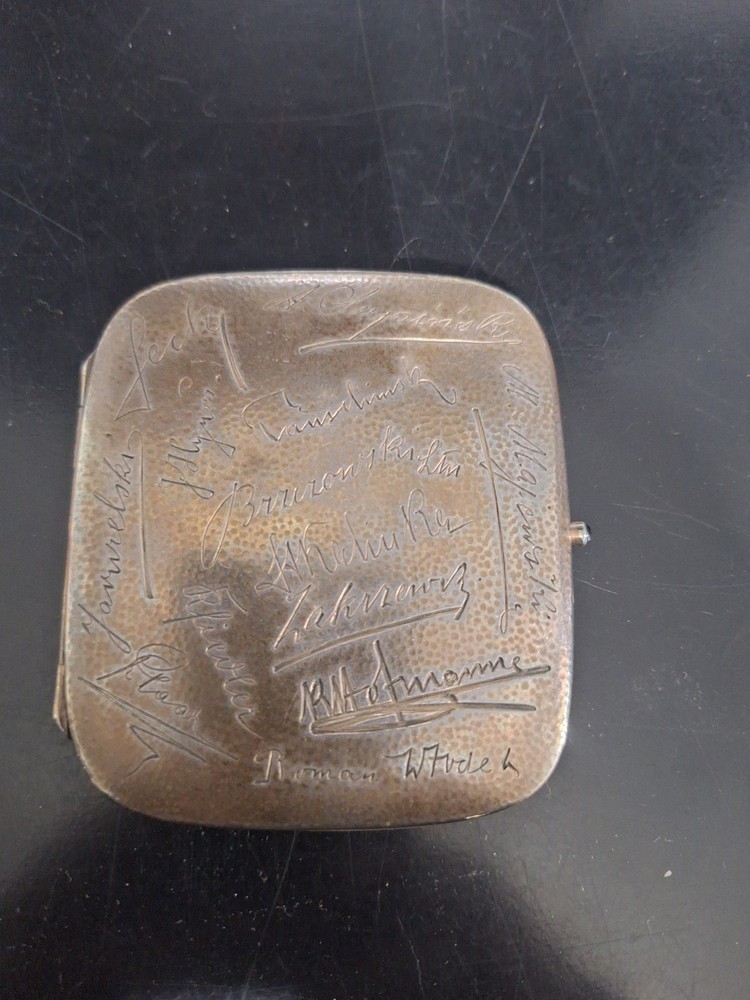 Real Silver 800 German Cigarette Case