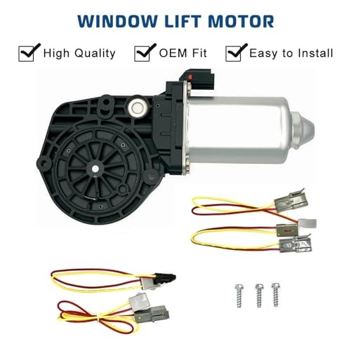 Power Window Lift Motor Replacement Compatible with Ford Front Right Side