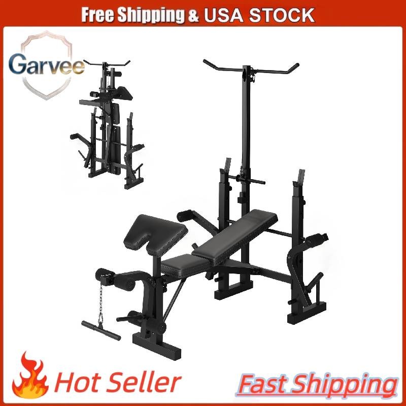 Versatile All-in-One Workout Bench Adjustable Foldable Home Gym Equipment
