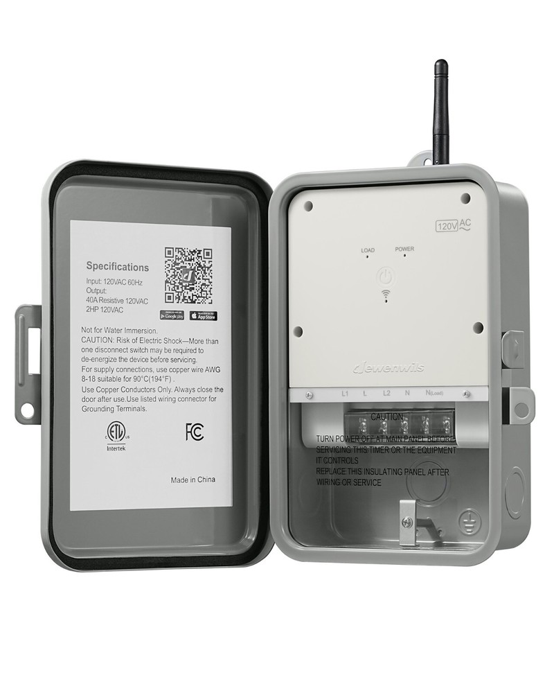 DEWENWILS Pool Pump Timer, Outdoor Smart WiFi Box Wireless Controller Timer