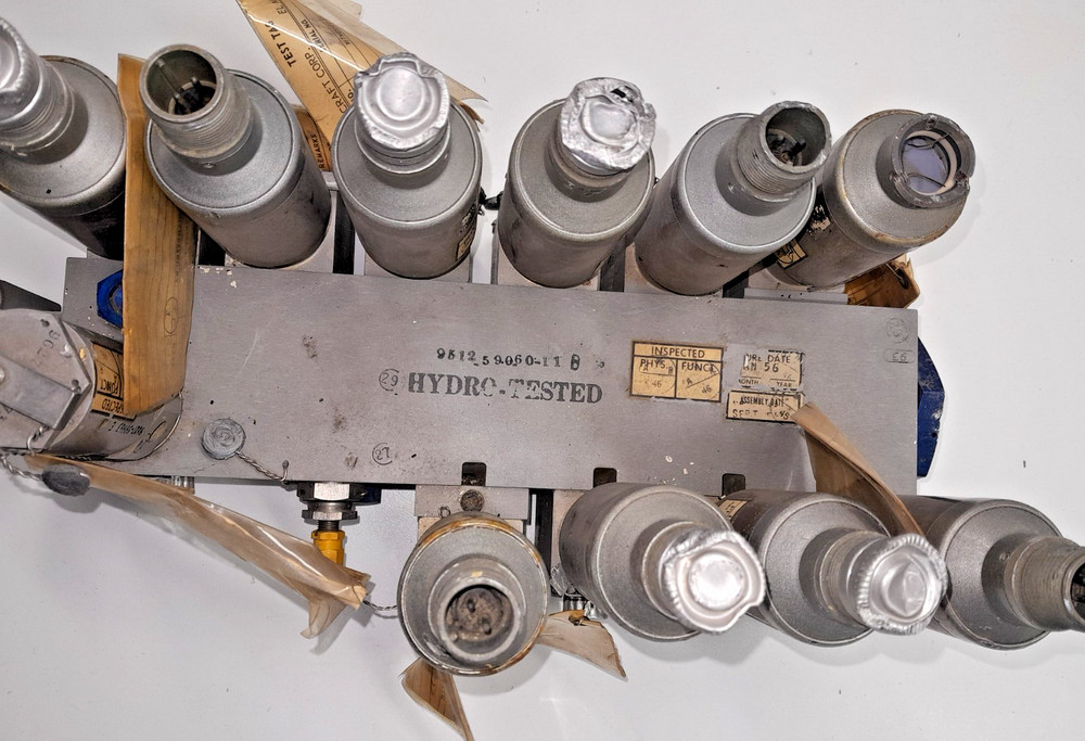 Surplus Rocketdyne Futurecraft Regulator Load Valve Manifold NASA Rocket Engine