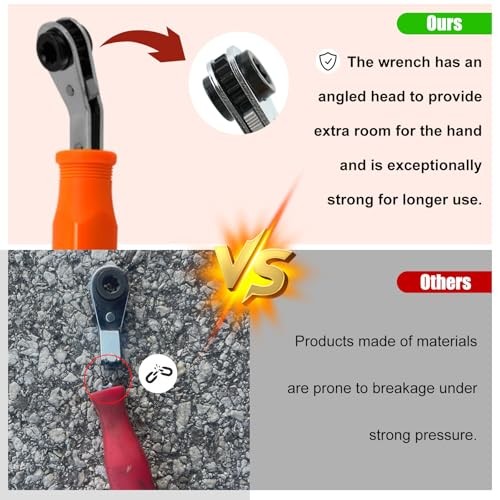 4-Piece Automatic Slack Adjuster Tool Set – Wrenchs + Slack adjuster tools