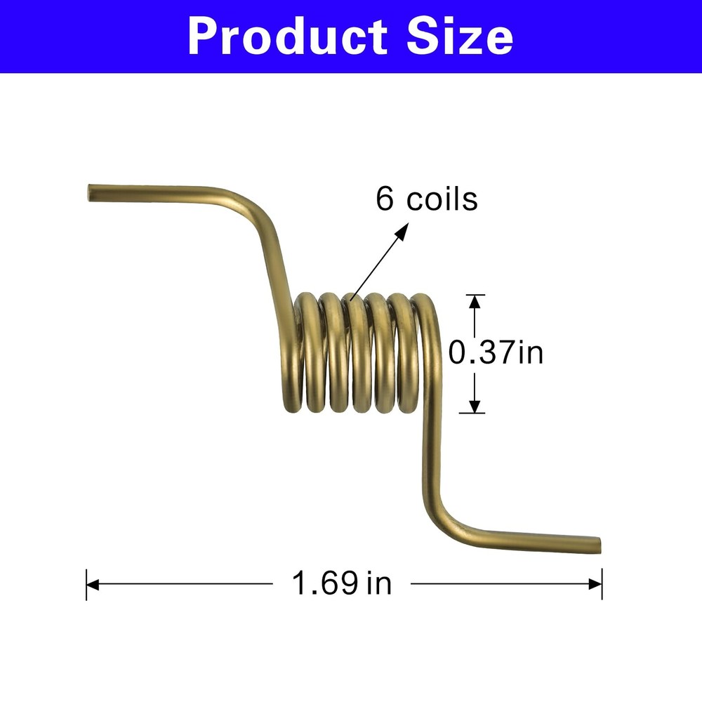 Refrigerator Door Spring Replacement - 2 Pack Durable Fit for LG Models
