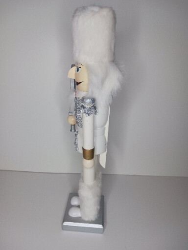 Kurt Adler 15” White Russian Nutcracker Christmas