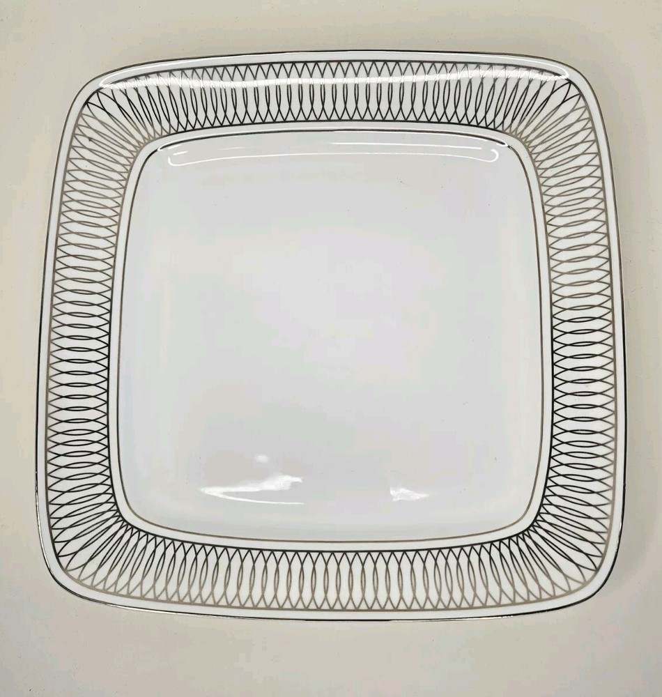 Lenox Paradigm Platinum Square Platter / Plate 12"