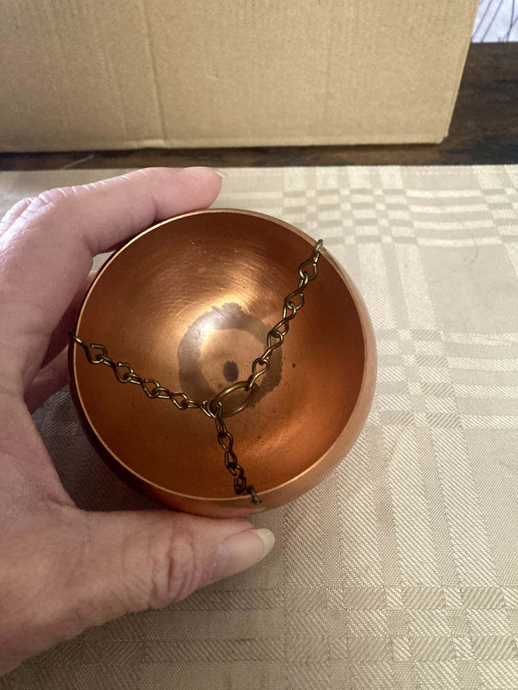 preowed vintage guild hanging bowl