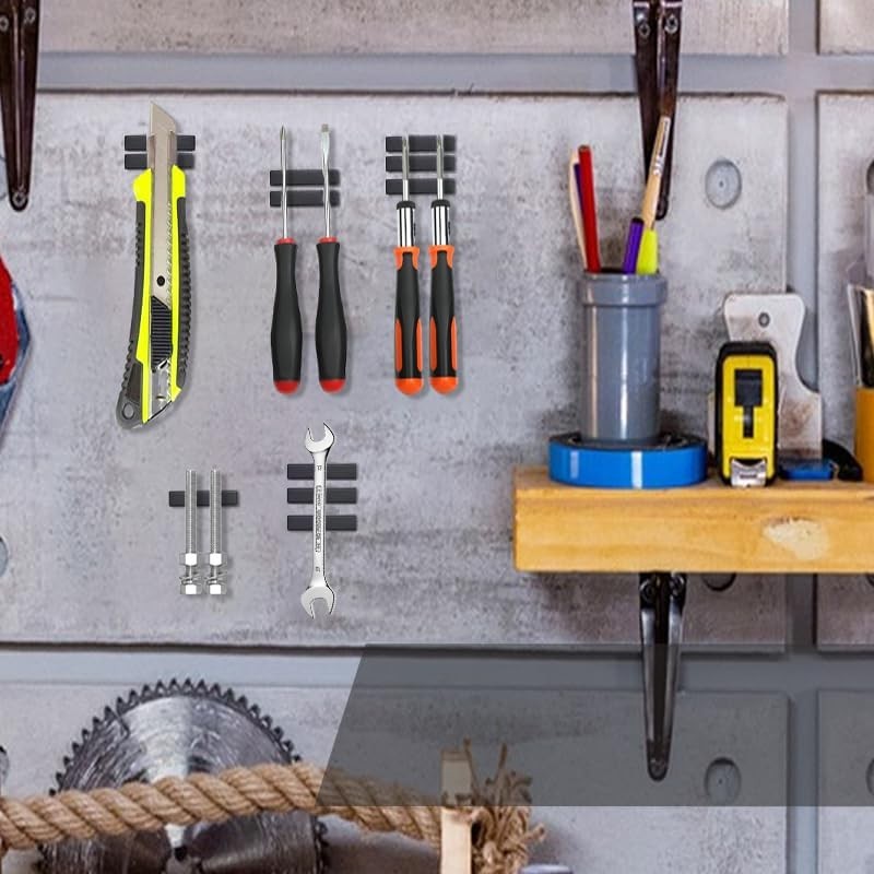 Waterproof Neodymium Magnet Strips - 10 lbs Pull Force for DIY Projects