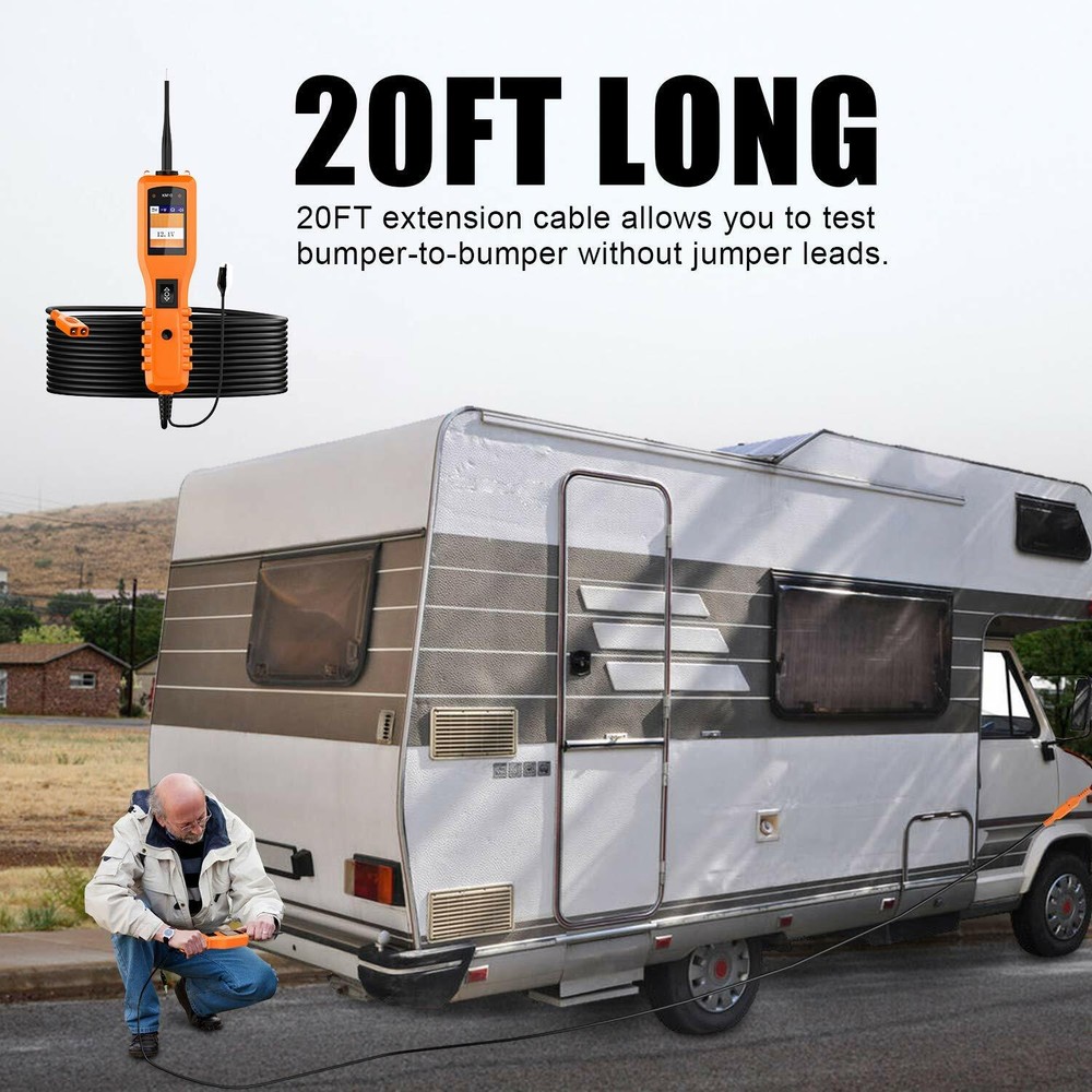 KZYEE KM10 Circuit Tester PowerScan AVOmeter Car Voltage Electrical Test Tool US