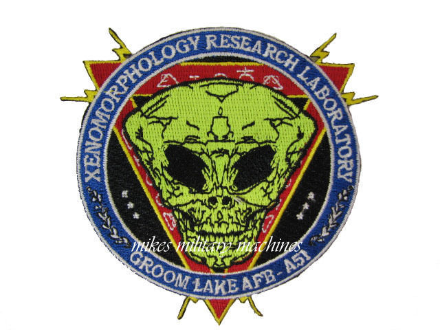 Black Ops Area 51 Space Alien Autopsy Xenomorphology Laboratory Research Patch