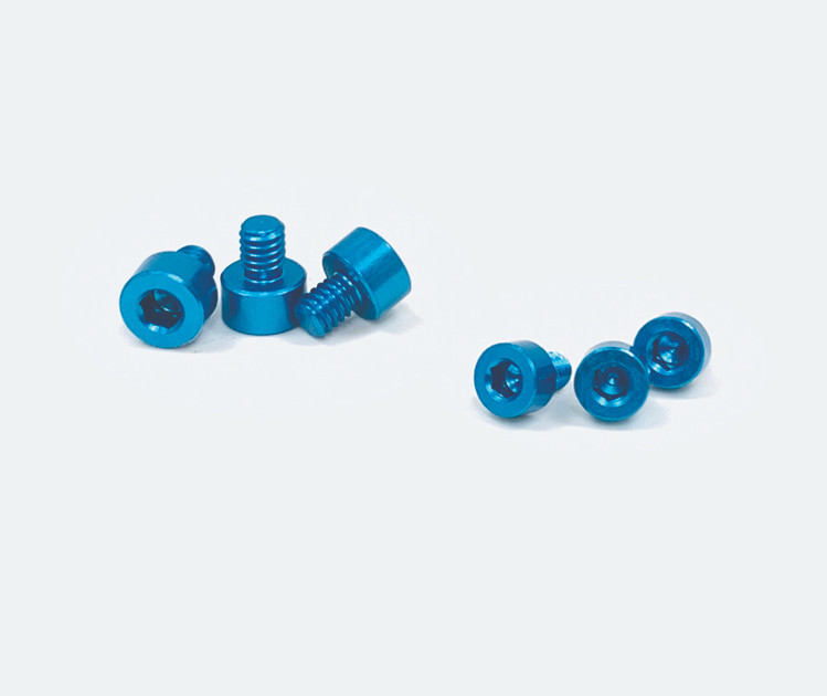 Team Trinity "X Factor" Aluminum Screw Kit (6) Blue