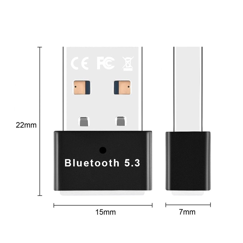 USB Bluetooth 5.3 Adapter Transmitter Receiver Dongle Wireless Adapter