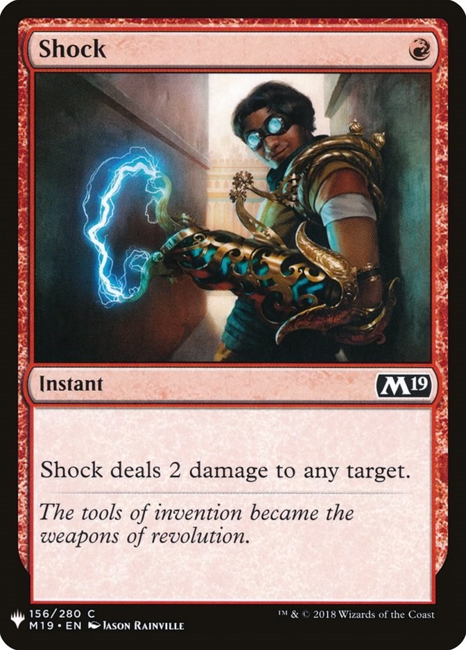 Shock The List Reprints 156 MTG LP