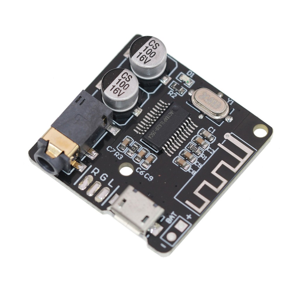 2 Piece Plastic Micro USB 5V Power Supply Bluetooth 5.0 Amplifier Module