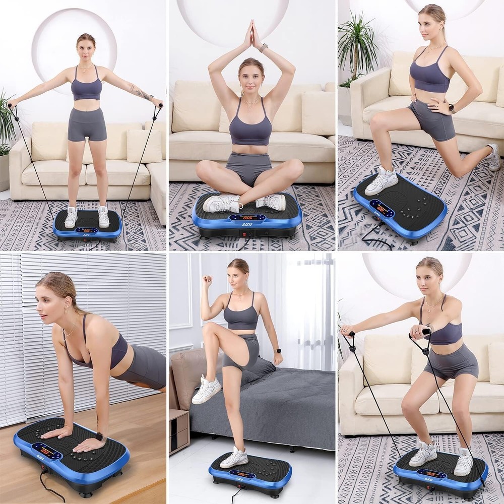 Compact Vibration Plate with Bluetooth & Remote Control - Ideal Fitness Solution