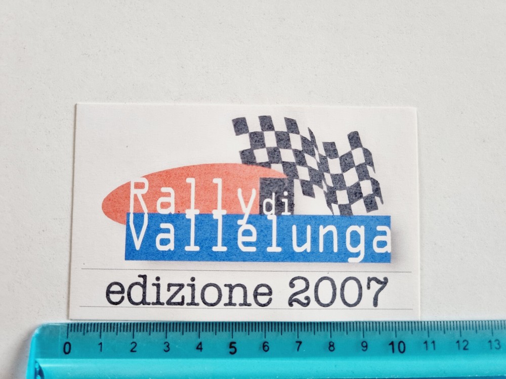 Vallelunga 2007 Rally Sticker Original New