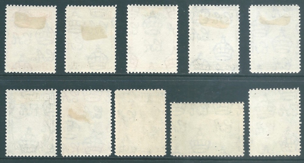 BERMUDA 1938 George VI mint SET
