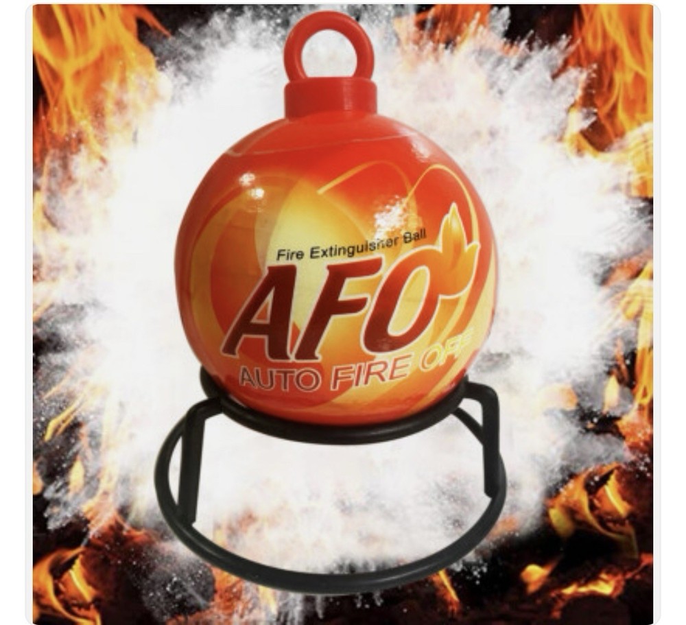 1 PACK Automatic Portable Fire Ball Extinguisher with Mounting Bracket for Home