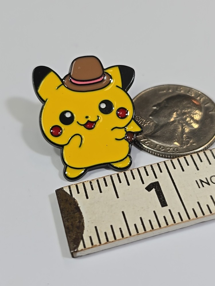 Pikachu Wearing Hat Lapel Pin Pokemon