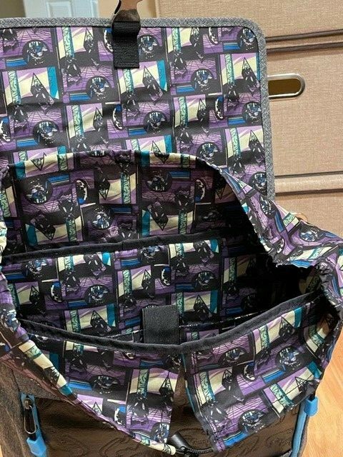 LOUNGEFLY X DC COMICS BATMAN 80TH ANNIVERSARY LARGE BACKPACK