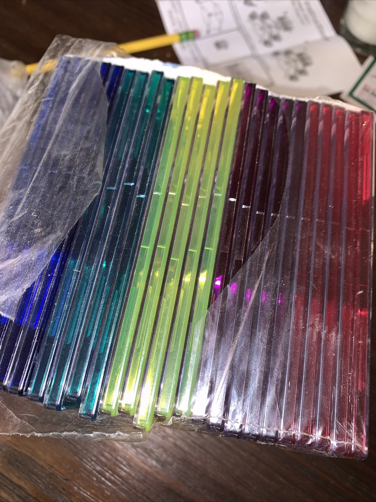 CD Slim Jewel Colored Cases 25 Pack In Package Colored Interact