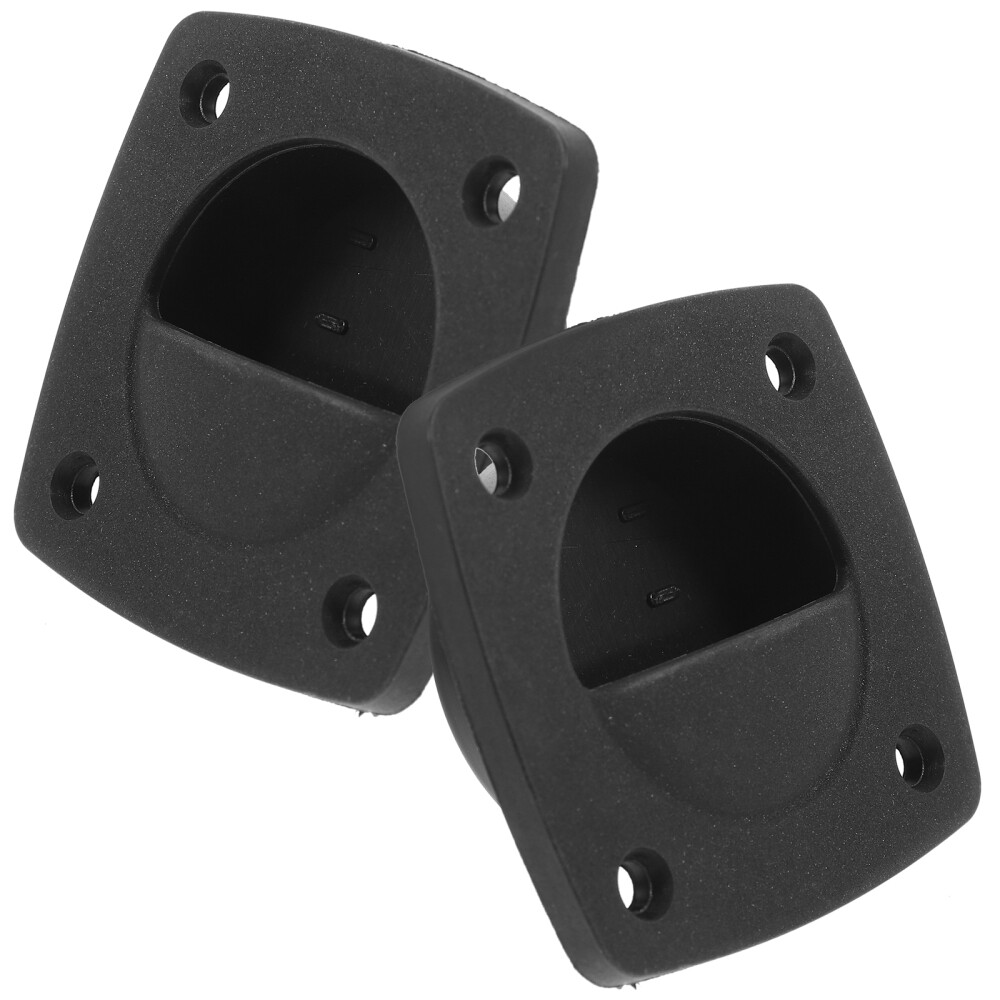 2pcs Marine Boat Flush Pulls Latch Plastic Recessed Hatch Pulls Buckle Boat